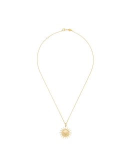 Gold Lady Liberty pendant necklace