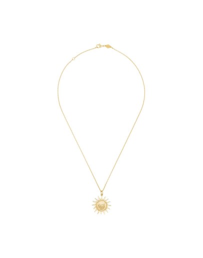 Gold Lady Liberty pendant necklace