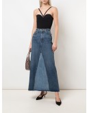 Magdalena denim maxi skirt