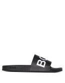 logo print slip-on slides