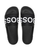 logo print slip-on slides