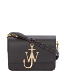 Anchor logo plaque crossbody bag