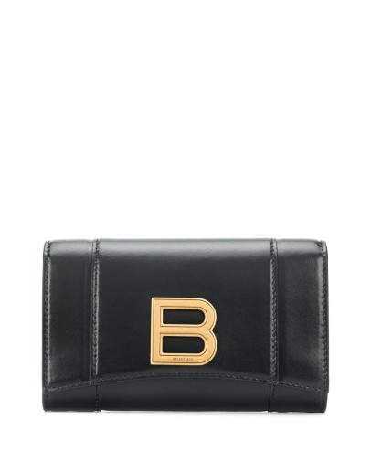logo plaque Hourglass wallet