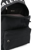 Wheel logo printed backpack
