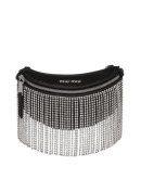 embellished fringes belt bag
