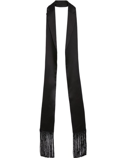 detachable lapel scarf