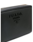 tonal logo plaque camera bag