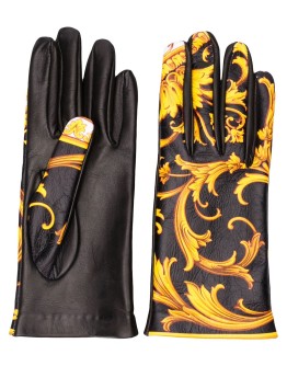 Barocco print gloves