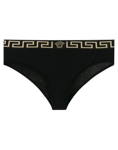 Medusa Greek Key waistband briefs
