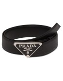 logo plaque buckle belt