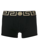 Medusa Greek Key waistband boxer shorts