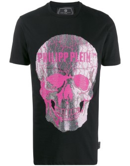 embellished skull short sleeve T-shirt