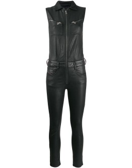 coated jumpsuit
