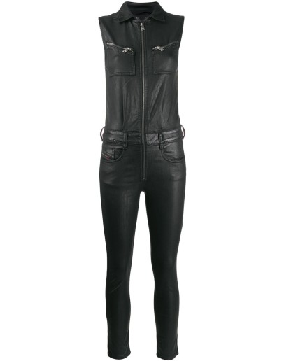 coated jumpsuit