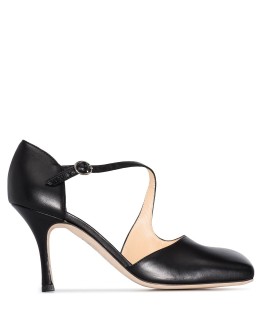 Mary 80mm asymmetric sandals