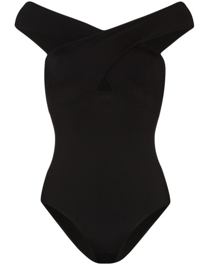 Zara off-the-shoulder swimsuit