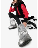 Glance metallic snow boots