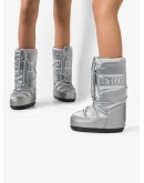 Glance metallic snow boots