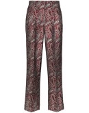 Sally paisley-print straight-leg trousers
