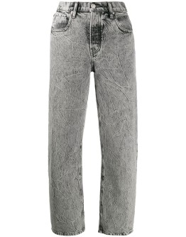 high rise straight leg jeans