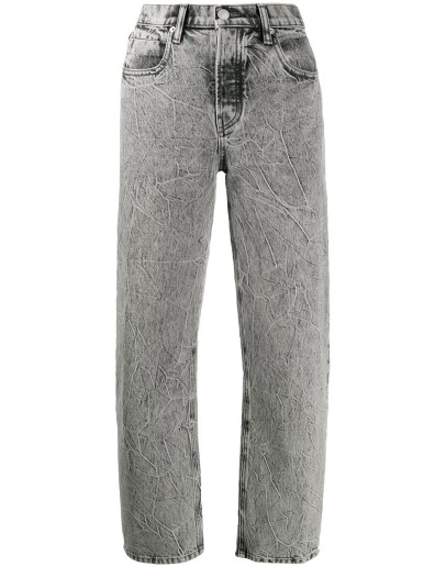 high rise straight leg jeans