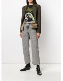 high rise straight leg jeans