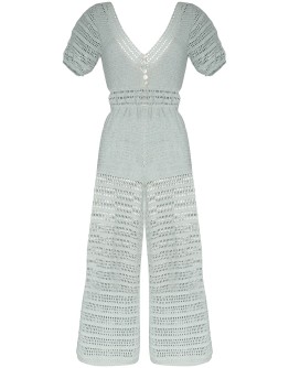 Rani crochet-knit jumpsuit