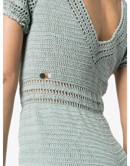 Rani crochet-knit jumpsuit