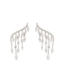 Marquise embellished earrings