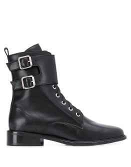 Como buckle strap boots