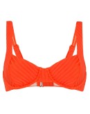 Tangerine balconette bikini top