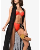 Tangerine balconette bikini top