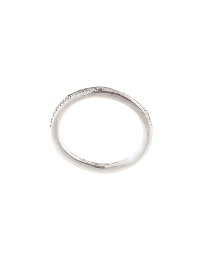 Margie grey-diamond pavé ring