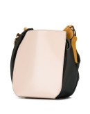 Gusset bucket bag