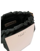 Gusset bucket bag