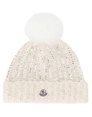 embellished pom-pom hat