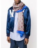 GG and bees crest print scarf