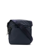 double-zip logo cross body bag