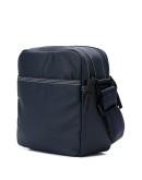 double-zip logo cross body bag