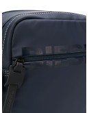 double-zip logo cross body bag