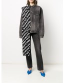 repeated logo scarf