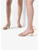 Lace 50mm leather sandals