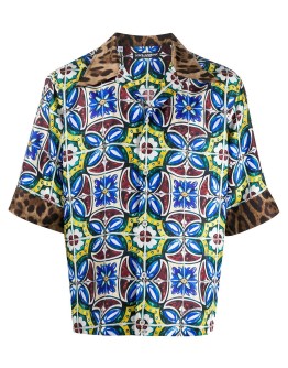 Maiolica bowling shirt