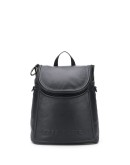 logo-embossed covertible backpack