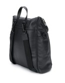 logo-embossed covertible backpack
