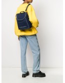 convertible denim backpack