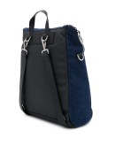 convertible denim backpack