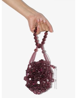 beaded tote