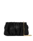 Vague woven leather shoulder bag