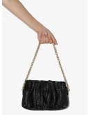 Vague woven leather shoulder bag
